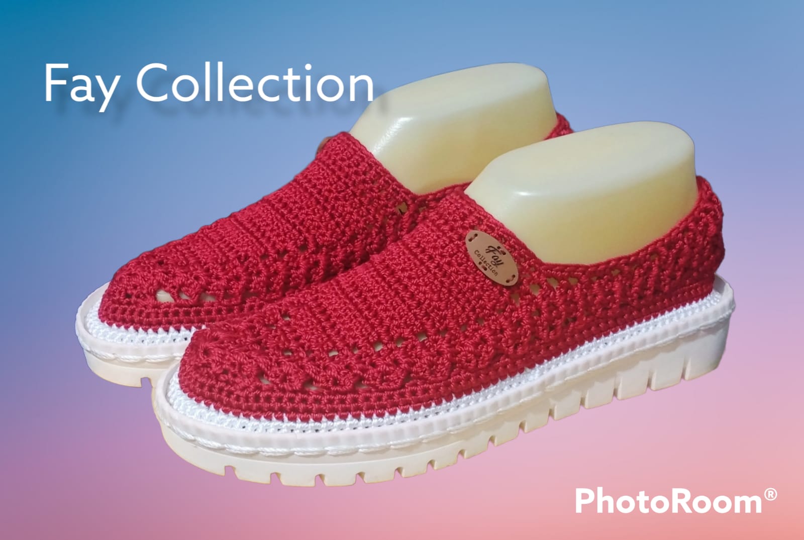 Sepatu Rajut Dewasa Warna Merah